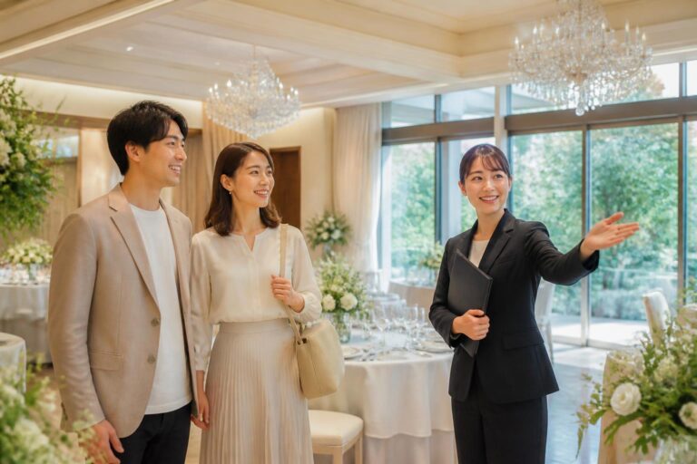 結婚式場の見学で重要なチェックポイントは？